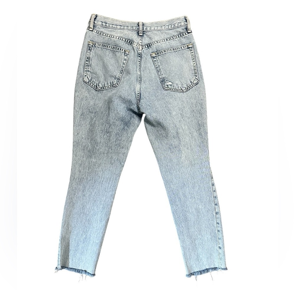 Rag & Bone Mid-Rise Ankle Cigarette Madison with Holes Distressed Jeans Sz 28 - Picture 5 of 7